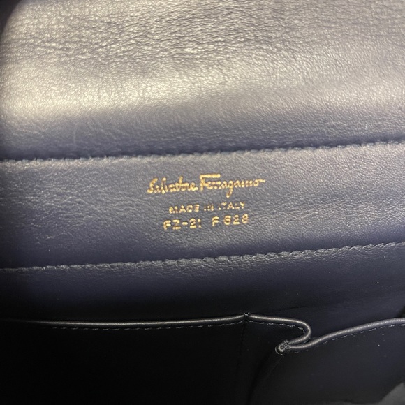 SOLD Salvatore Ferragamo Sofia Satchel Smooth Leather Small - Picture 10 of 15